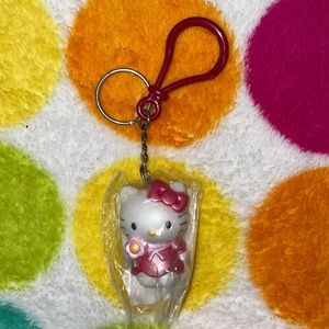 LAST WEEKEND Hello Kitty w/Flower Keychain Clip/Keyring for asst. of attachments